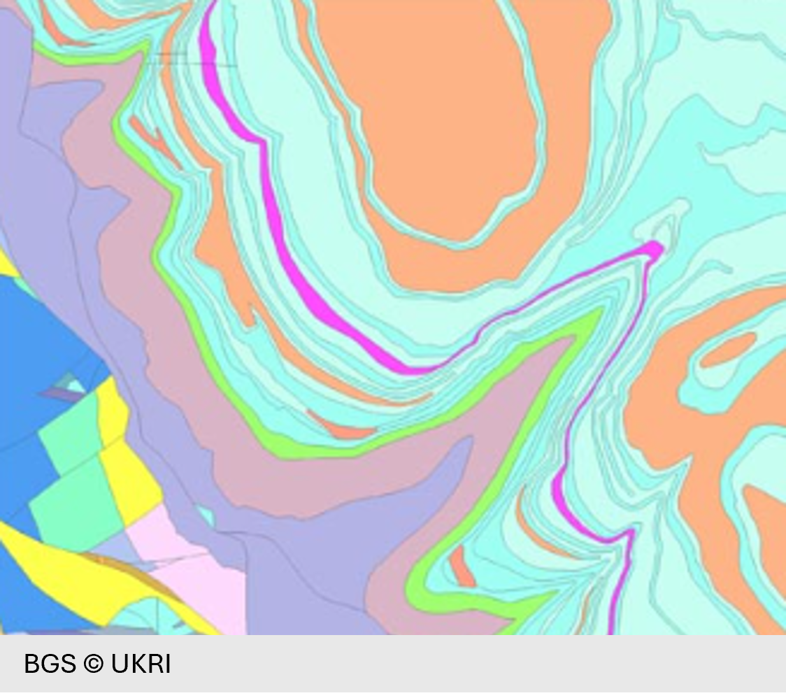 BGS Geology 50k - sample image